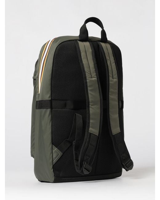 K-Way Green Laon Ripstop Nylon Backpack for men