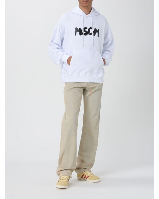 Sweatshirt MSGM pour homme en coloris White