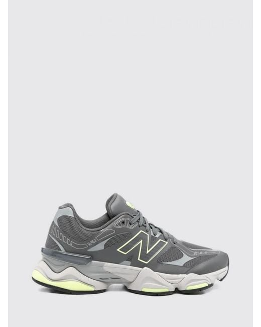 New Balance White 9060 Rubber And Mesh Sneakers for men