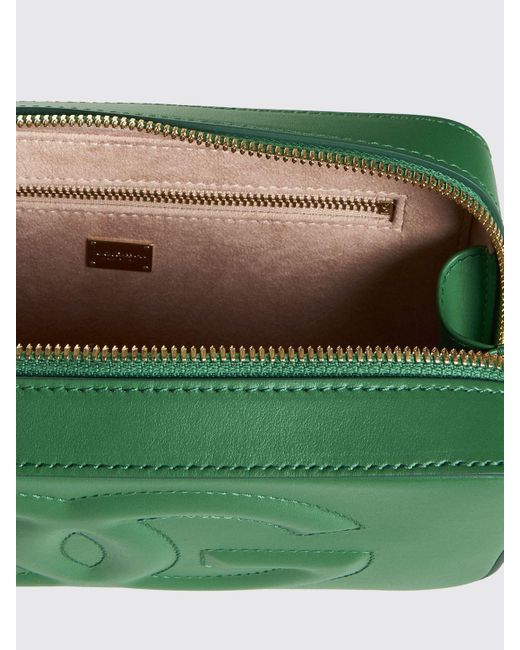 Borsa mini in pelle di Dolce & Gabbana in Green