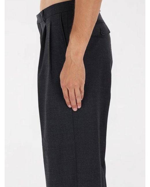 sunflower Black Tailored Trousers for men