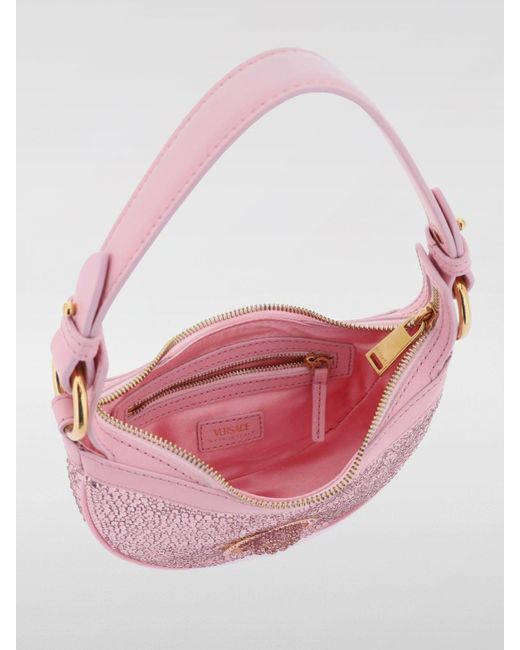 Mini sac à main Versace en coloris Pink