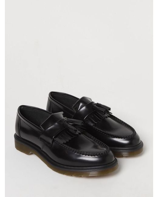 Dr. Martens Black Adrian Tassel Loafers for men