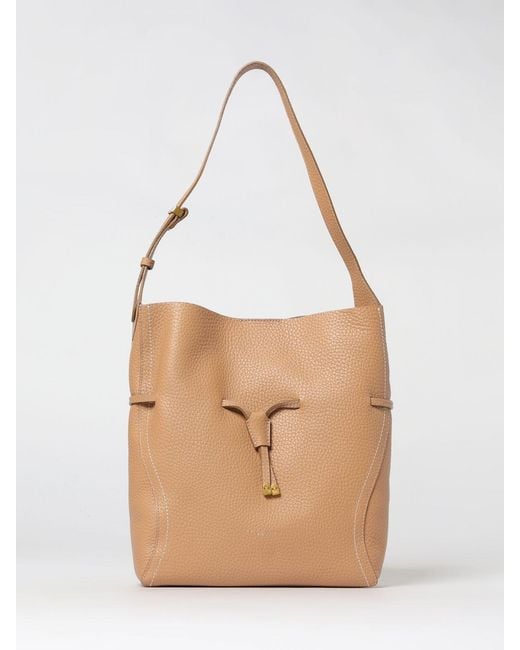 Gianni Chiarini Natural Sienna Hammered Leather Bag