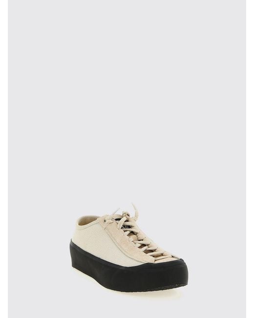 Stone Island White S100010 Poly Mesh Sneakers for men