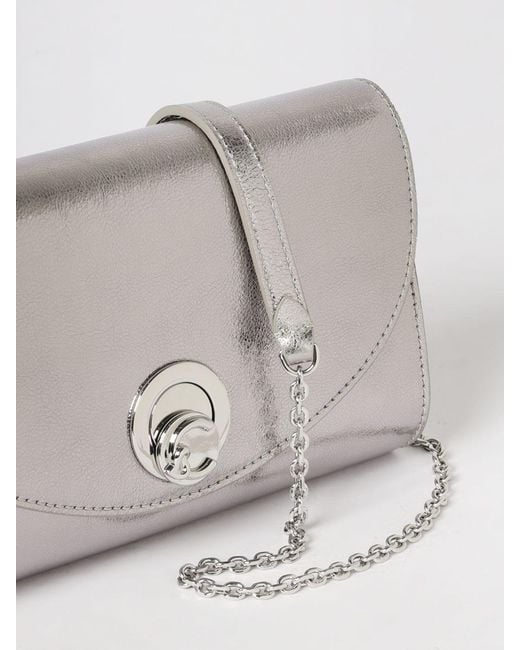 Coccinelle Gray Nikla Small Leather Bag