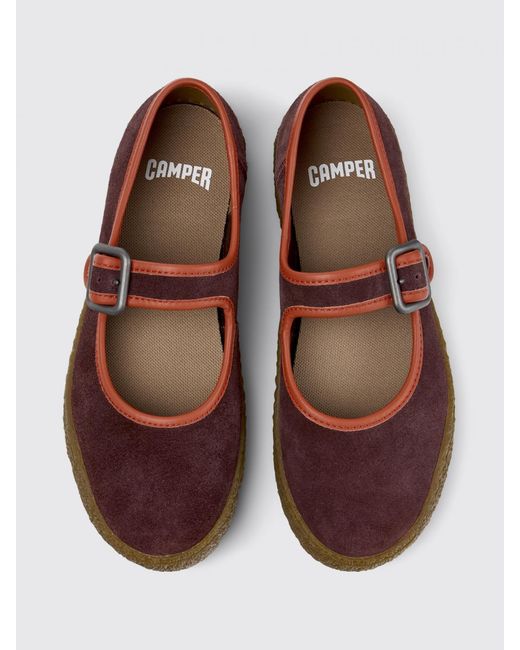 Camper Brown Peu Terreno Suede Sneakers