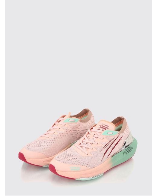 Philipp Plein Pink Atomic Speed Crochet Knit Sneakers for men
