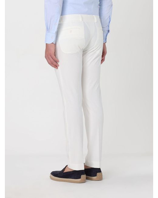Daniele Alessandrini White Trousers for men