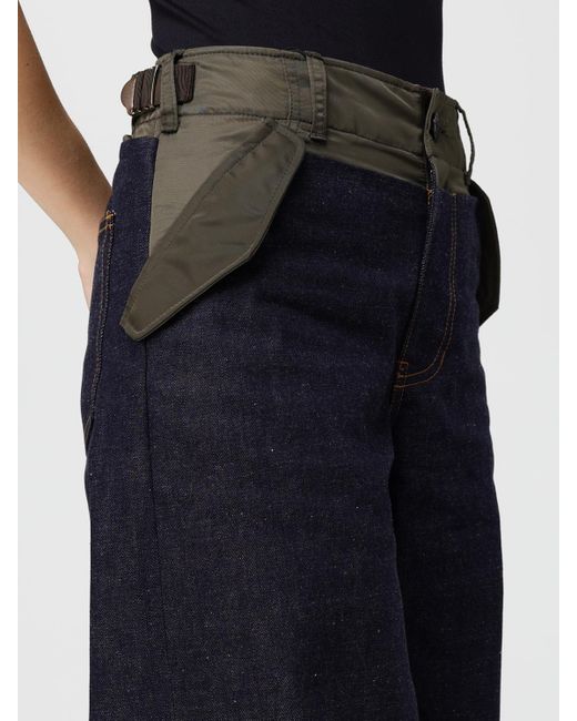 Vaqueros Mujer Sacai de color Blue