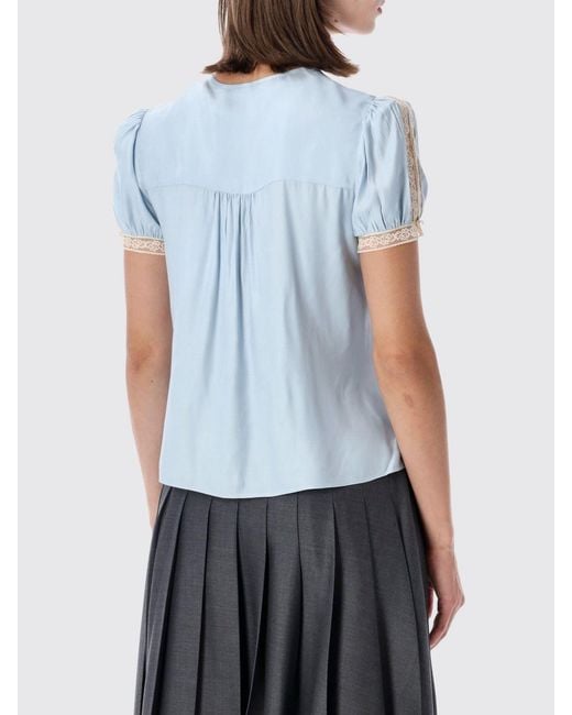 Self-Portrait Blue Top