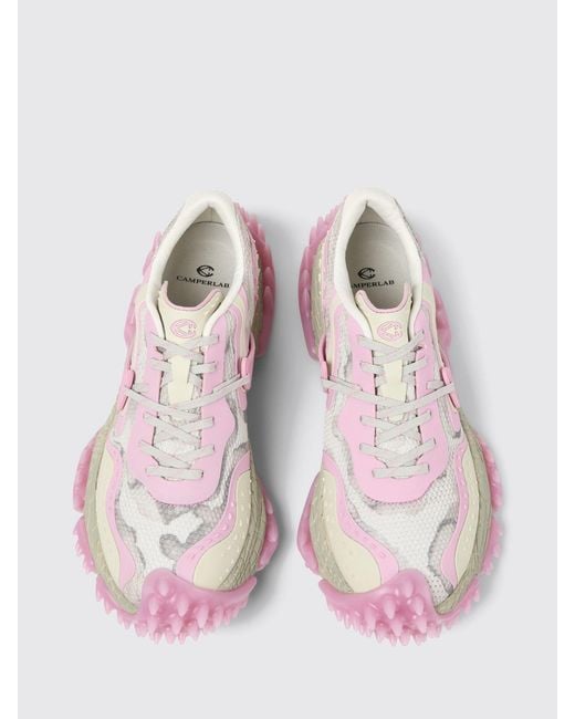 CAMPERLAB Pink Bicolour Tornado Trainers for men