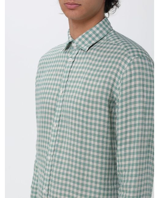 B.D. Baggies Blue Check Cotton Casual Shirt for men