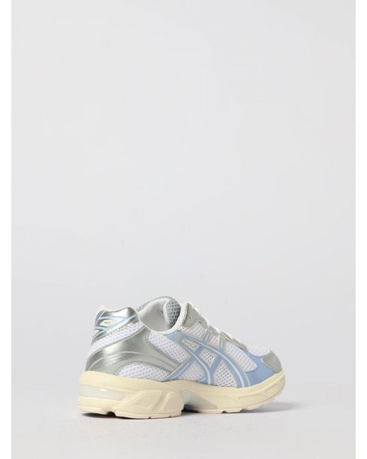 Asics White Gel-1130 Mesh And Rubber Sneakers