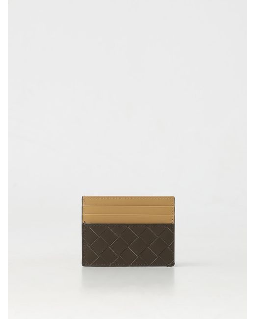 Portacarte Di Credito di Bottega Veneta in White da Uomo
