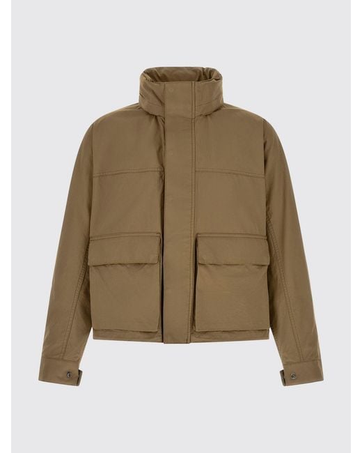 Lemaire Natural High-Neck Lightweight Cotton Jacket With Patch Pockets for men