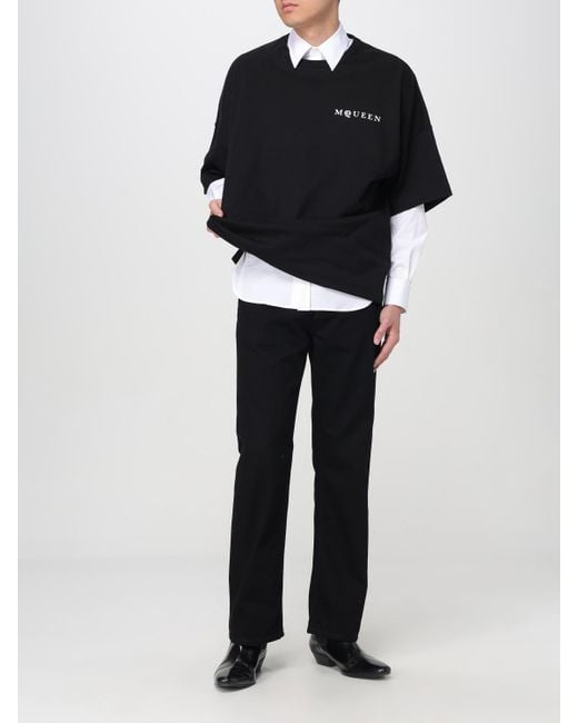 McQueen Black T-Shirt for men