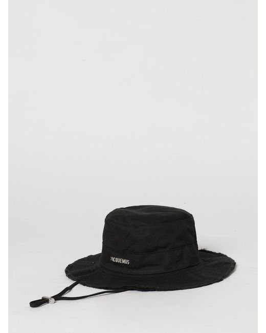 Jacquemus Black Bucket Hat for men