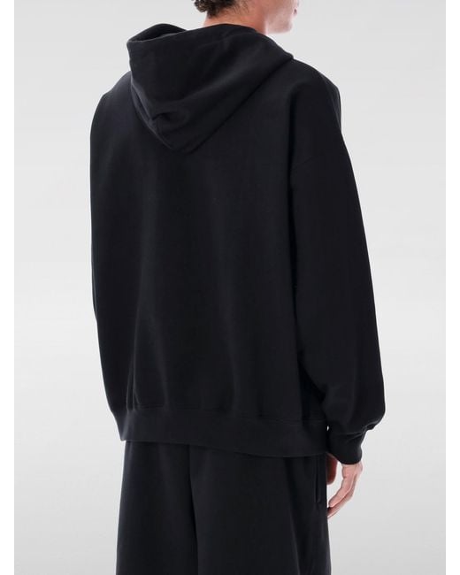 Y-3 Blue Cotton Blend Sweatshirt for men