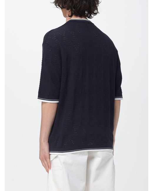 T-Shirt Basic di Laneus in Blue da Uomo