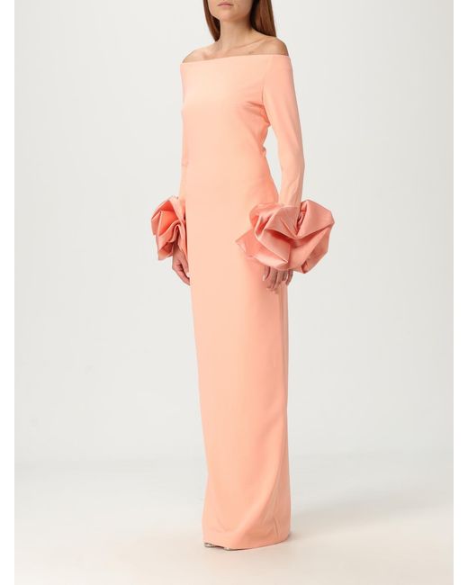 Solace London Orange Dress