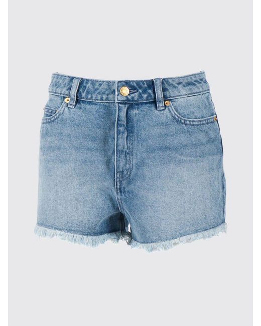 Michael Kors Blue Cotton Denim Shorts