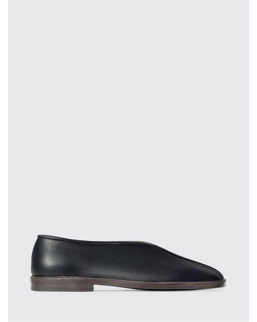 Lemaire White Leather Ballerina Flats