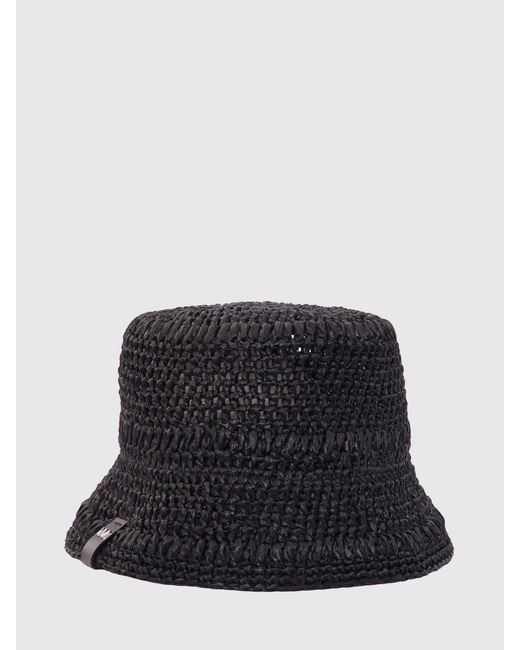 Weekend by Maxmara Black Bucket Hat