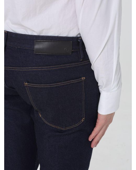 Giorgio Armani Blue Slim Fit Stretch Denim Jeans for men