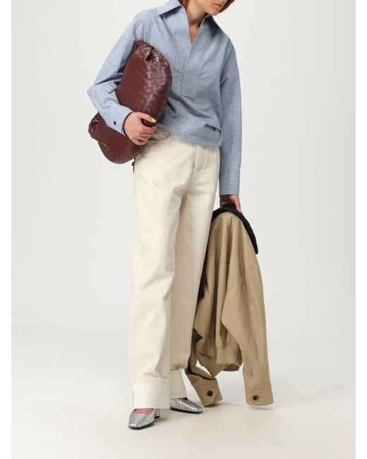 Bottega Veneta Brown Schultertasche Damen