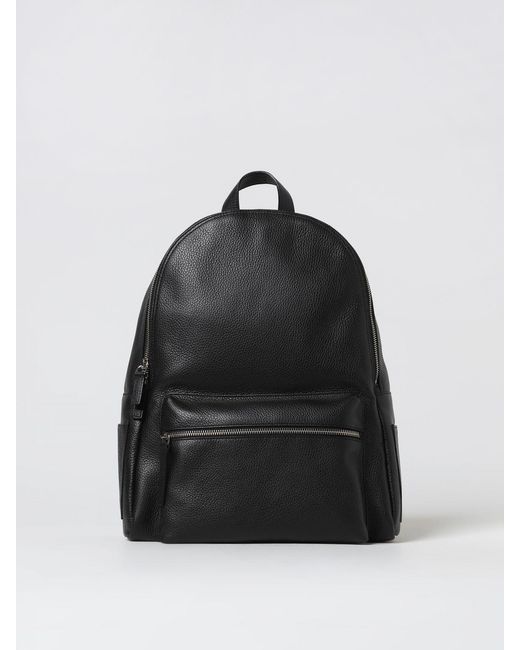Orciani Black Backpack for men