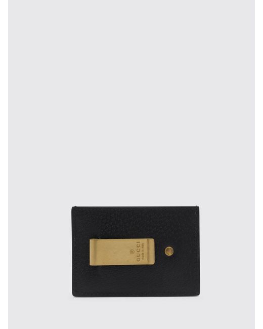 Gucci White Gg Marmont Credit Card Holder for men