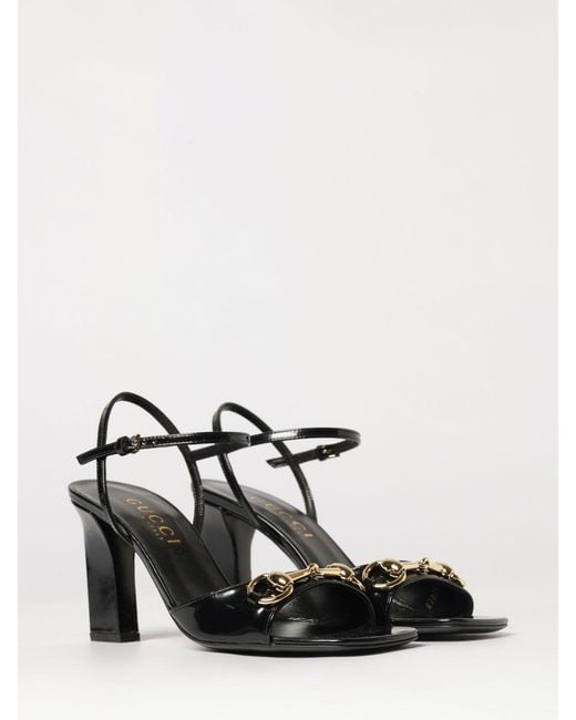 Gucci White Heeled Sandal
