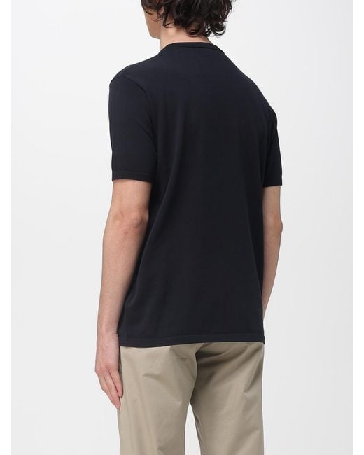 Aspesi Black Basic Cotton T-Shirt for men