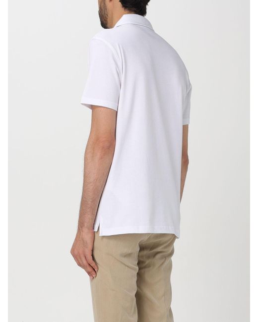 Belstaff White Polo Shirt for men