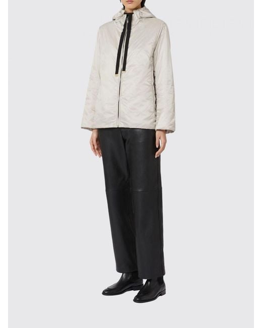 Max Mara Natural Greenh Hooded Nylon Raincoat
