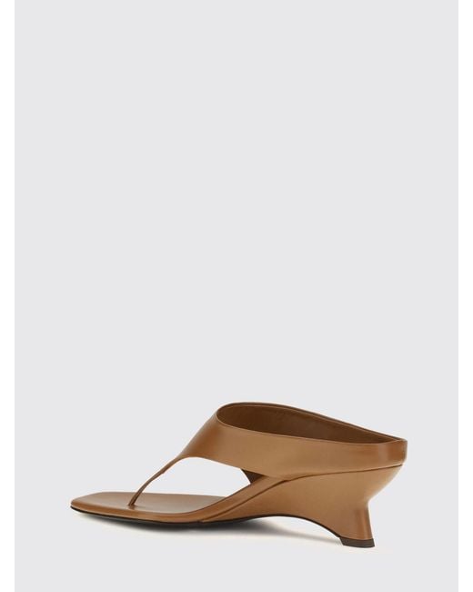 Khaite Brown Marlow Brushed Mules