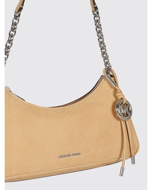 Michael Kors Natural Nolita Grained Leather Bag