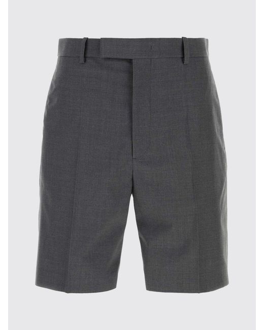 Jil Sander Gray Tailored Virgin Wool Shorts for men