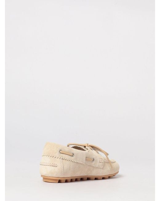 Hogan Natural Suede Loafers