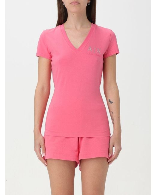 Armani Exchange Pink T-shirt
