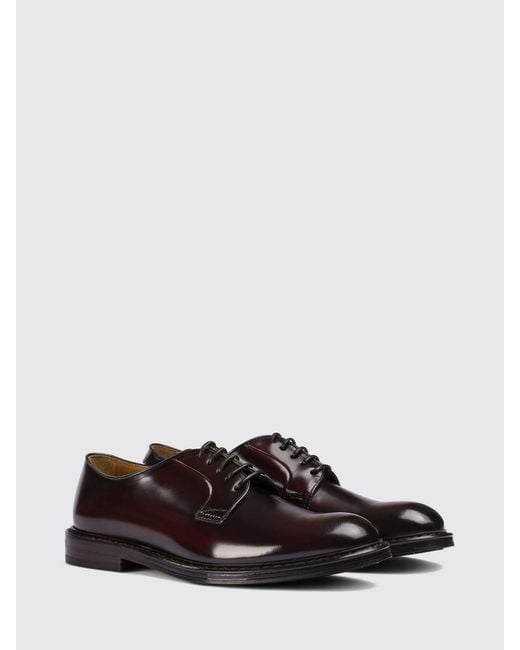 Doucal's White Brogue Shoes for men
