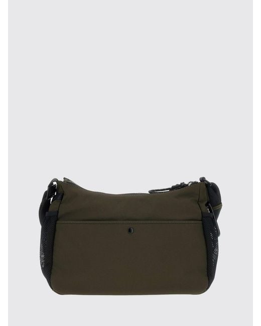 A.P.C. Black Utility Nylon Shoulder Bag With Adjustable Strap And Snap Hook for men