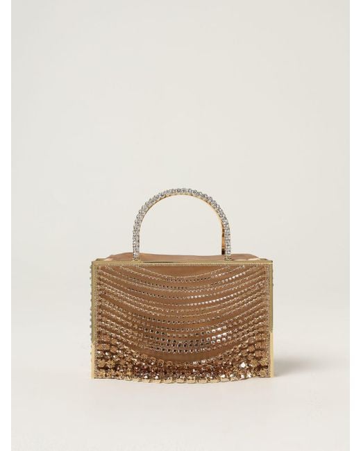 Borsa A Mano Giulietta Degli Spiriti Con Cristalli di Benedetta Bruzziches in Natural