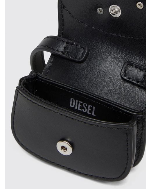 DIESEL Black 1Dr Leather Charm