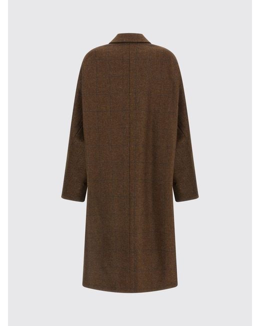 Maison Margiela Brown Long Single-Breasted Coat