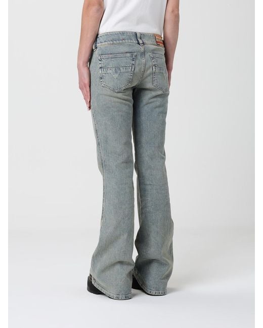 DIESEL Blue D-Hush Flared Jeans