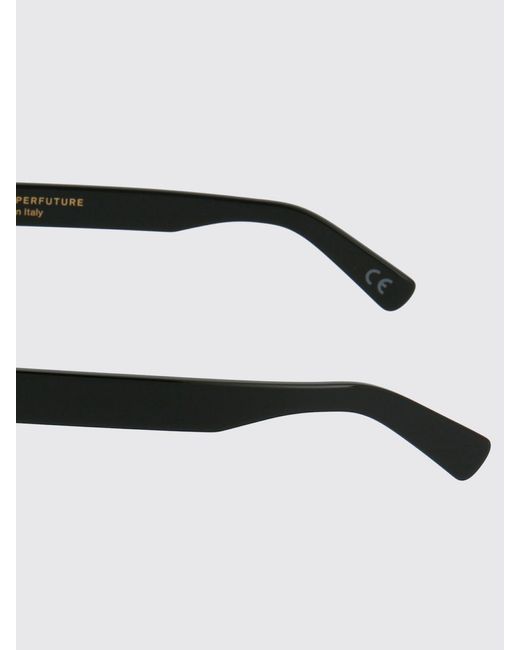 Retrosuperfuture Black Njs Acetate Sunglasses for men