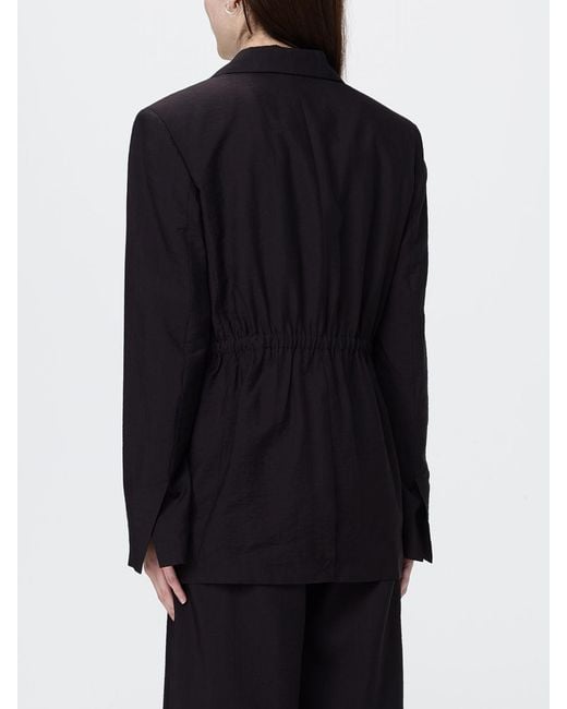 Tela Black Single-Breasted Blazer
