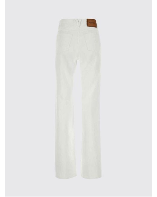 Versace White Slim Fit Jeans